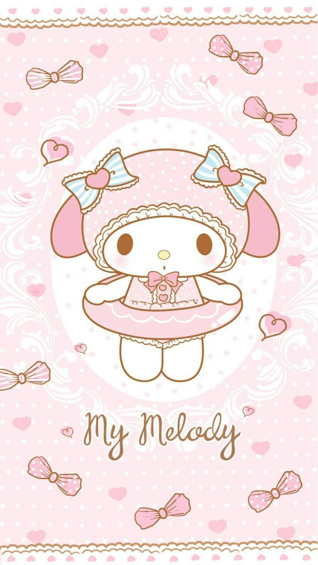 My Melody In Swimsuit Background