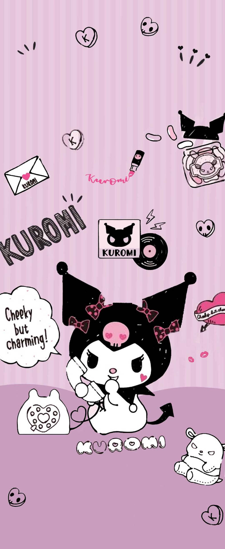 My Melody Kuromi Phone Background Image Background