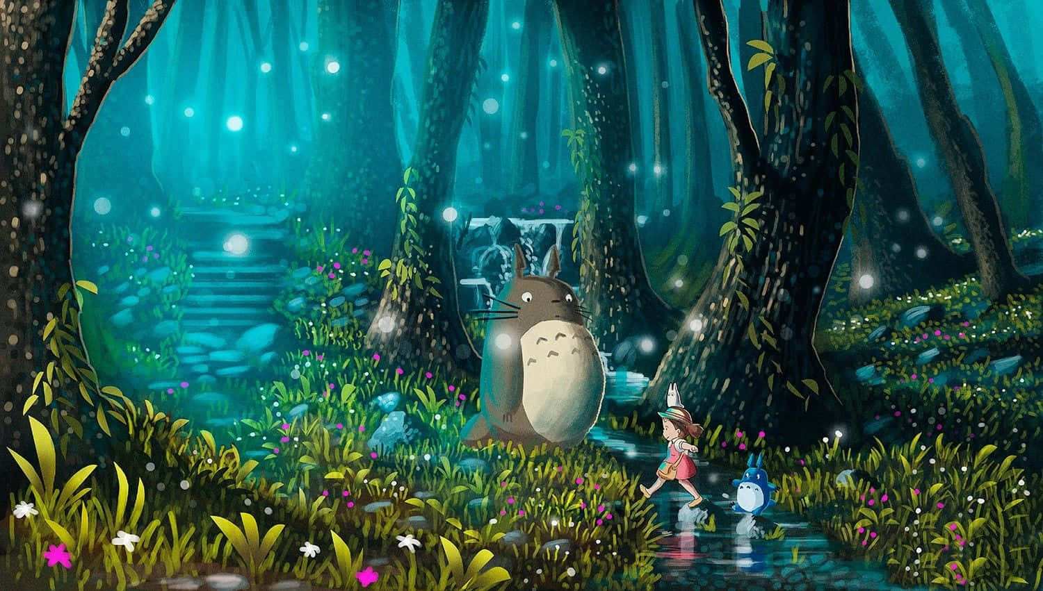 My Neighbor Totoro In A Magical Forest