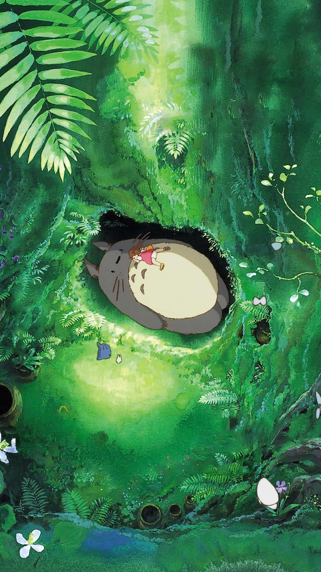 My Neighbor Totoro Studio Ghibli Phone Background