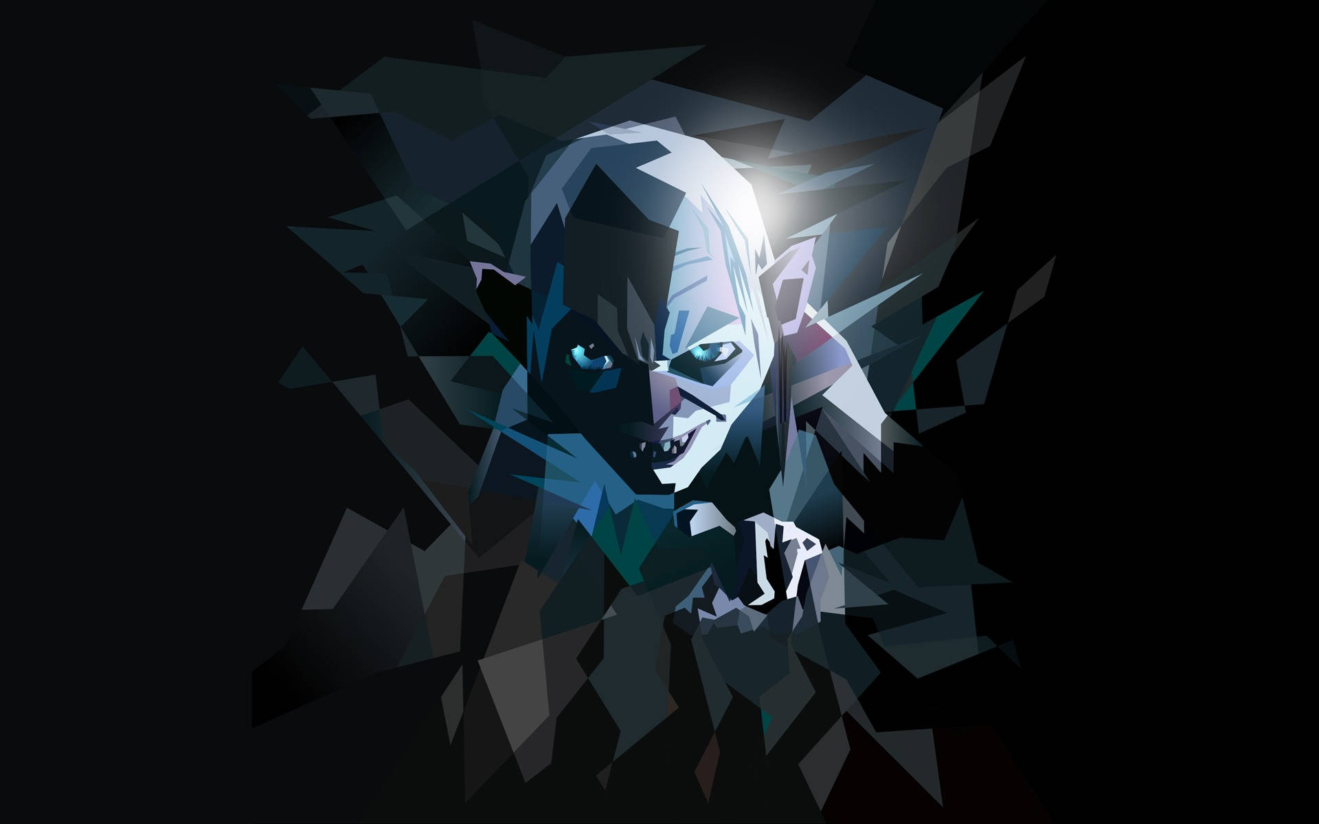 My Precious Gollum Abstract Art Background