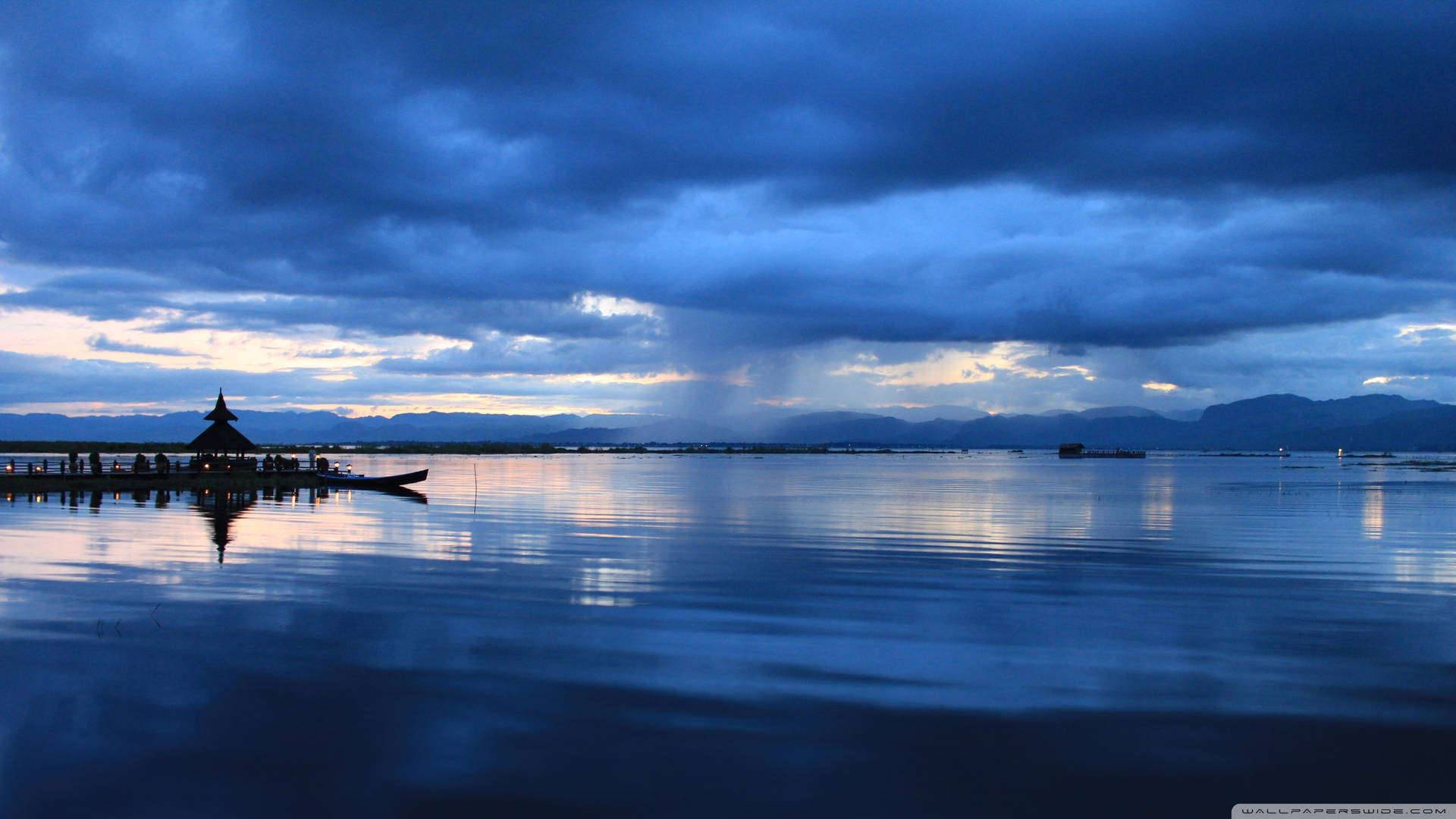 Myanmar Blue Ocean Background