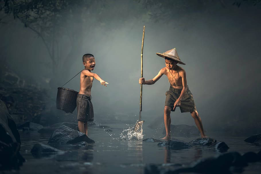 Myanmar Young Kids Background