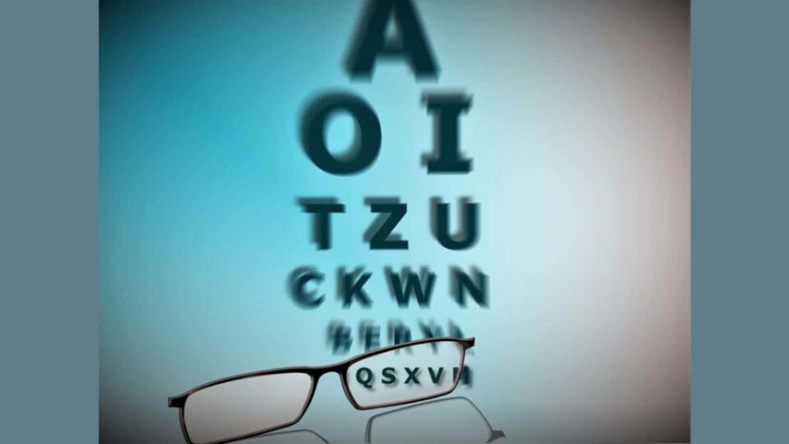 Myopic Eyes Test