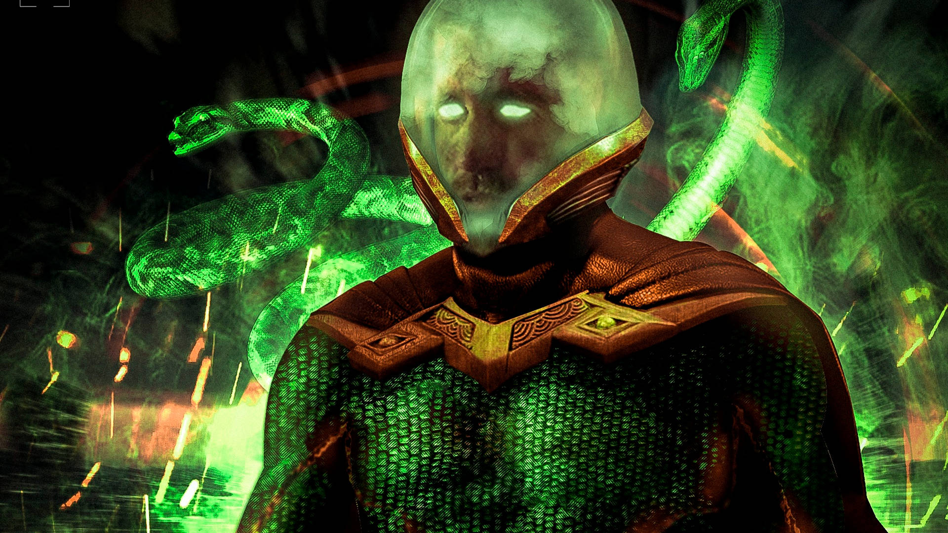 Mysterio, The Elemental Hero Background