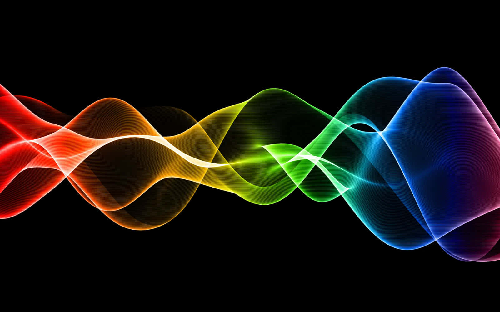 Mysterious Abstract Neon Art Background