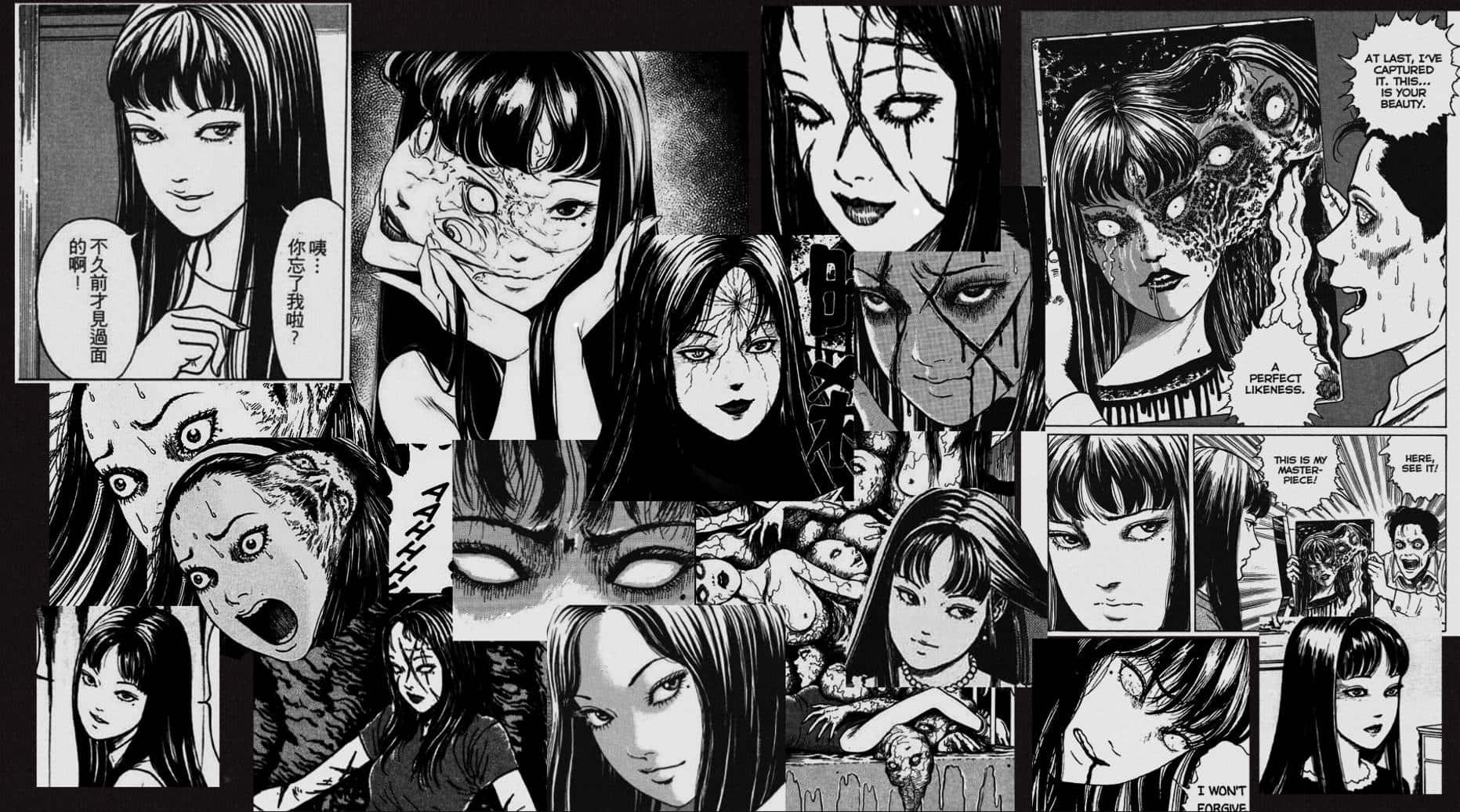 Mysterious And Enigmatic, Tomie Creeps Into Our Hearts Background