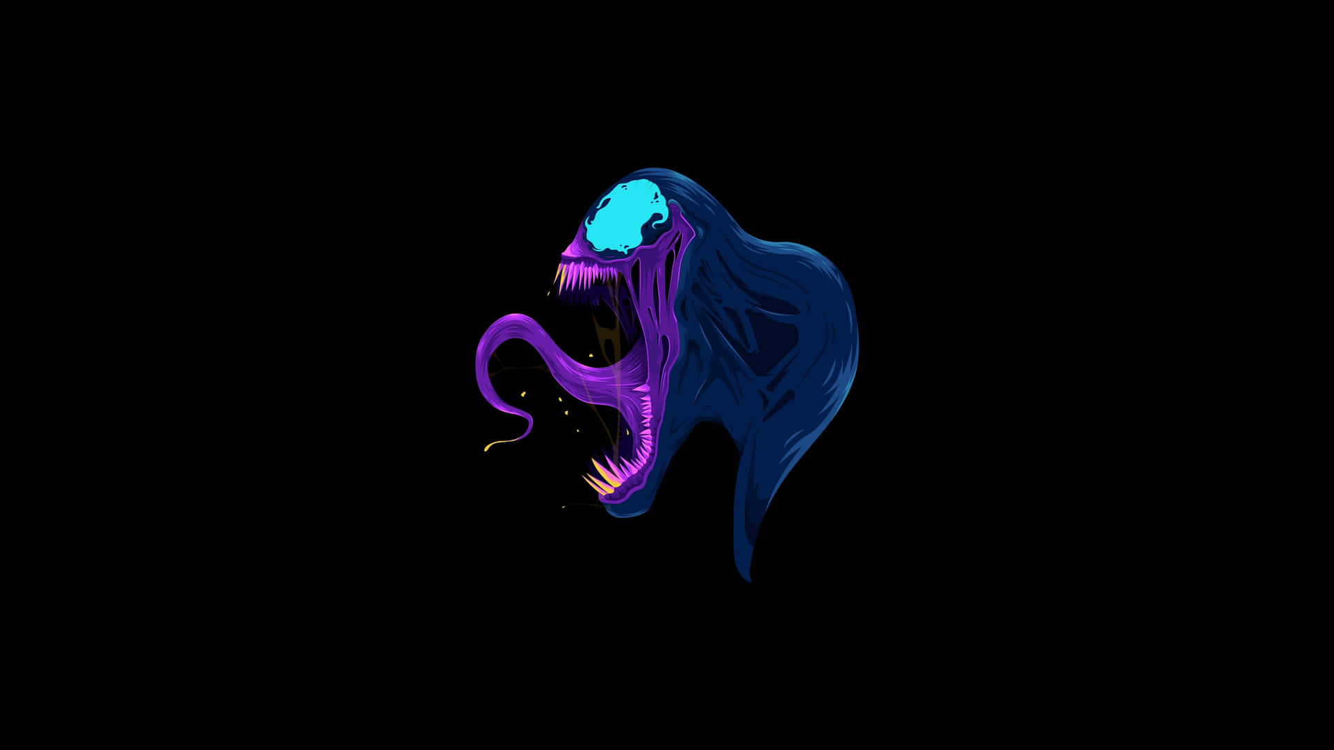 Mysterious And Inspiring Minimalist Purple Background Background