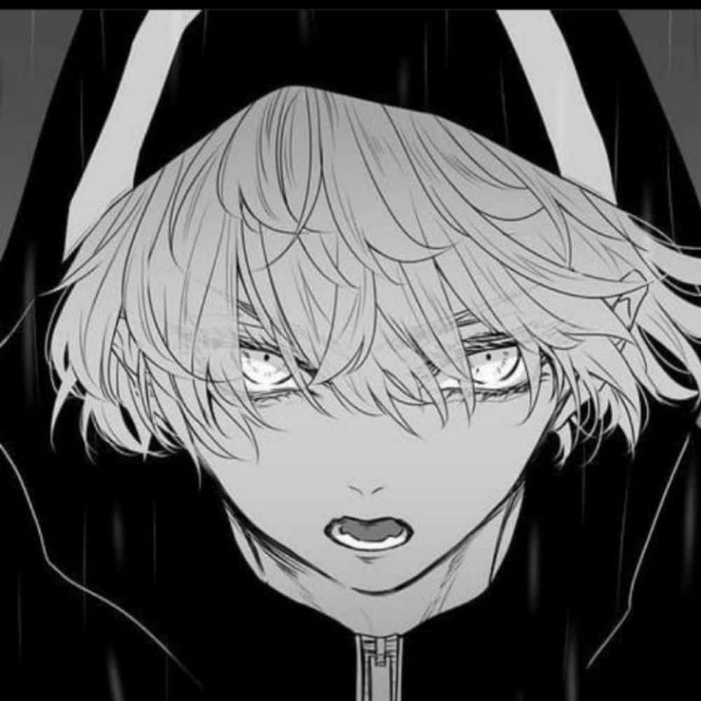 Mysterious Anime Characterwith Earrings Background