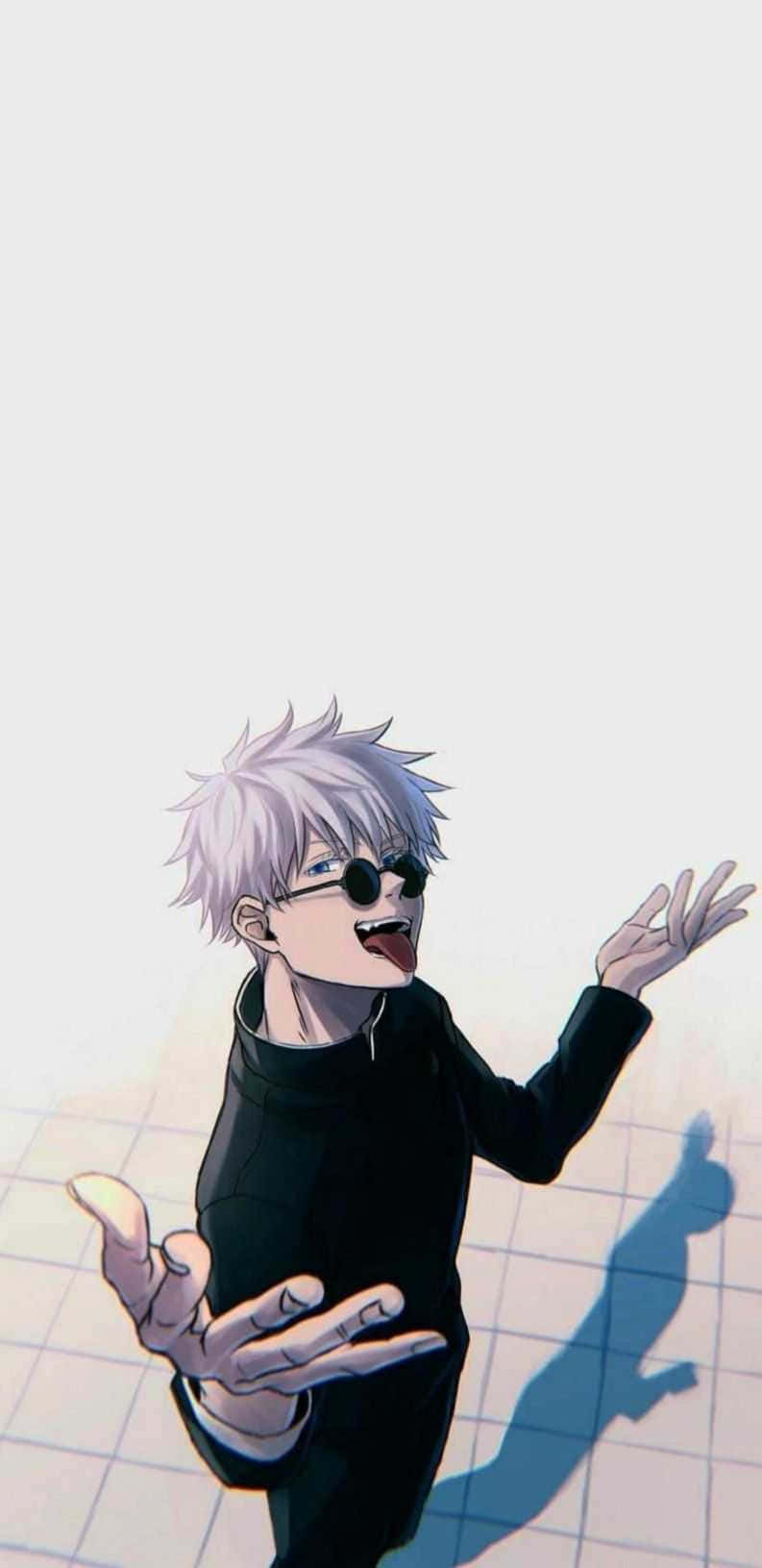 Mysterious Aura, Tongue-out Gojo Pfp Background