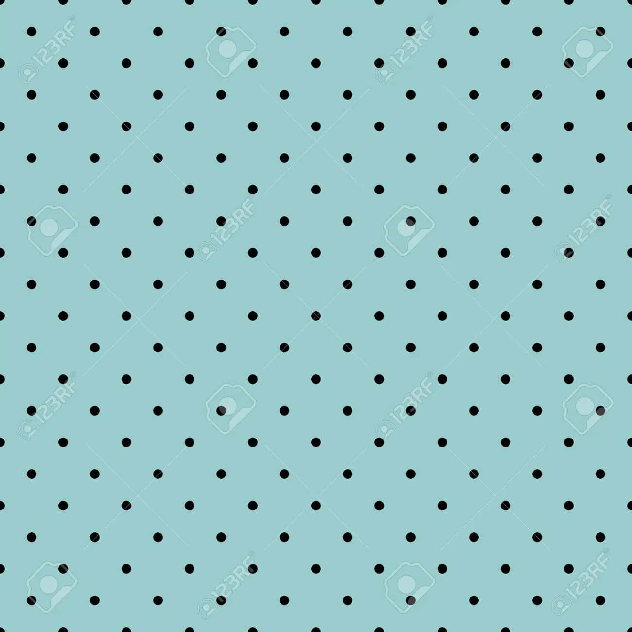 Mysterious Black Dots Scattered On A White Background Background
