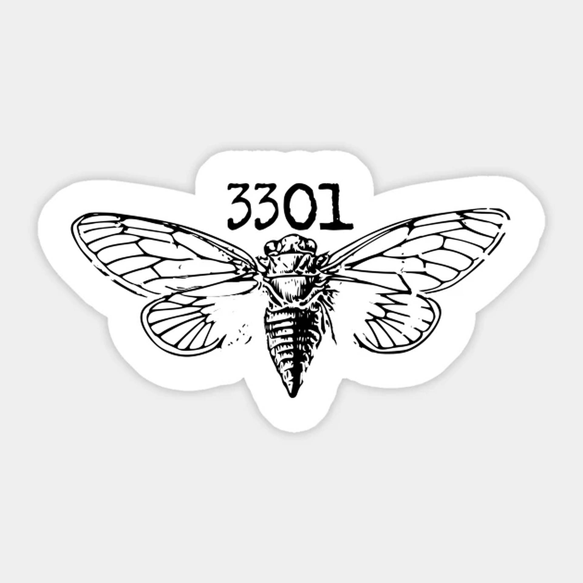 Mysterious Cicada 3301 Logo Background