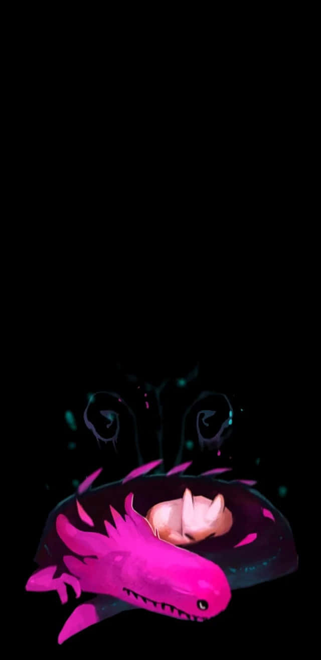 Mysterious_ Creature_in_ Darkness Background