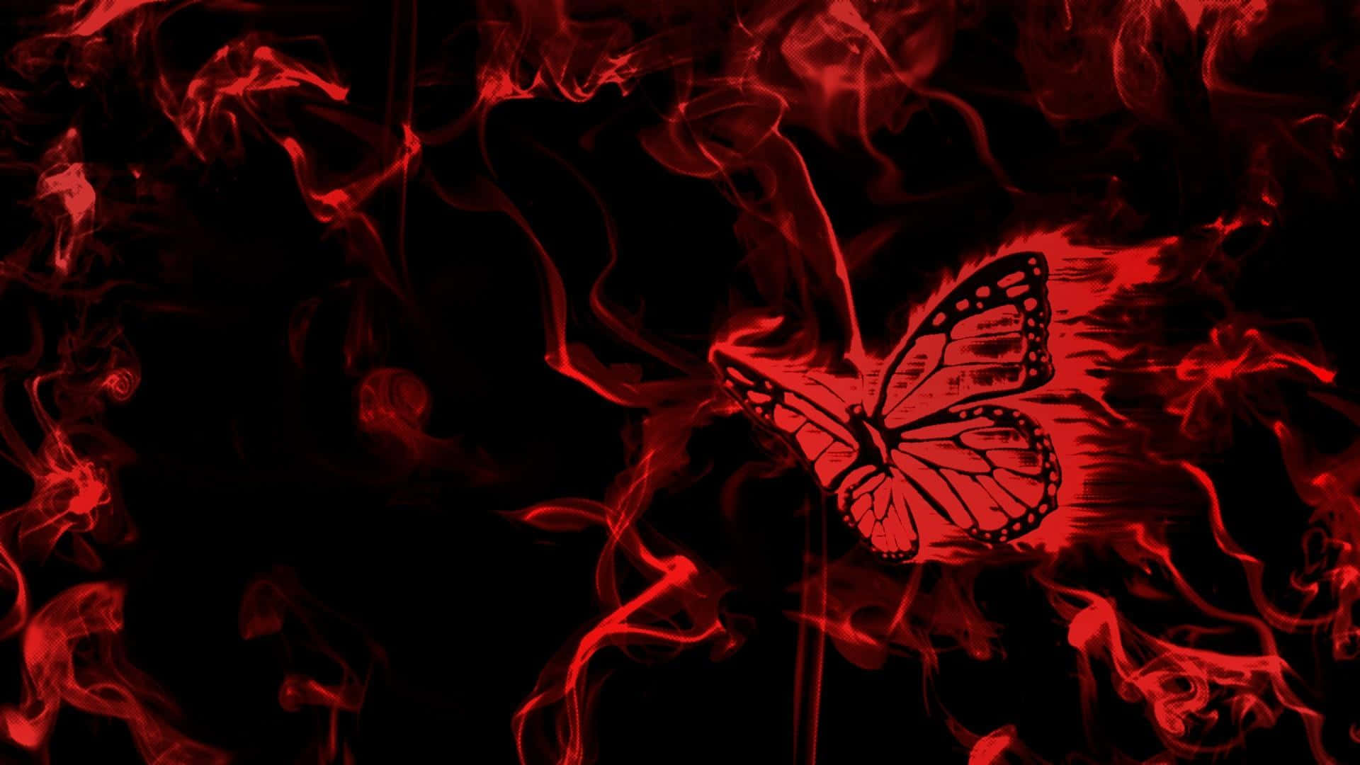 Mysterious Dark Butterfly Background