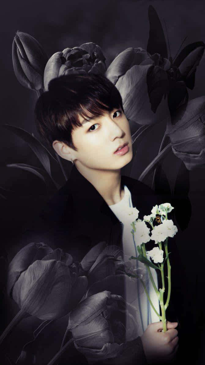 Mysterious_ Floral_ Portrait Background