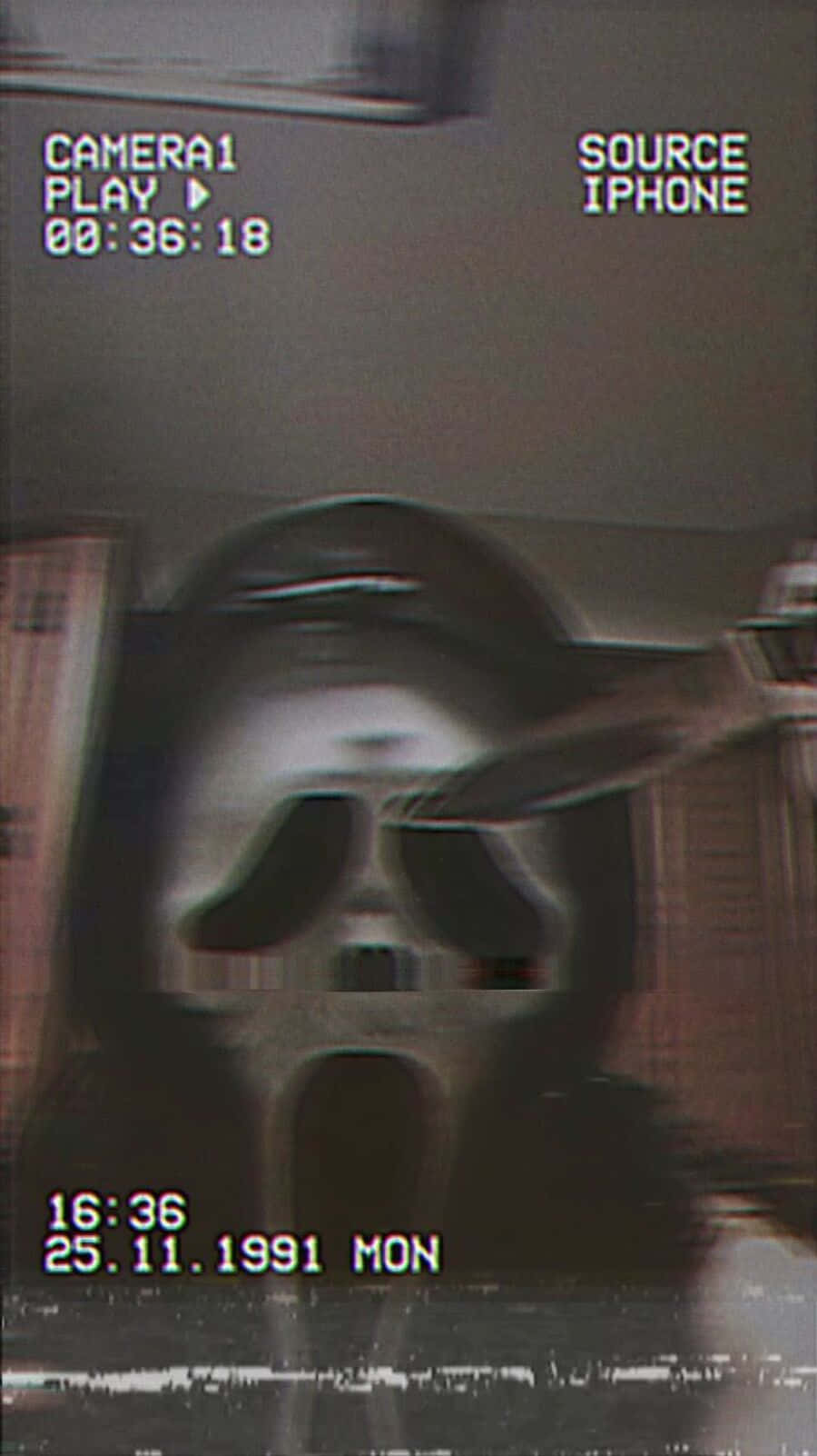 Mysterious Ghostface Aesthetic Art Background