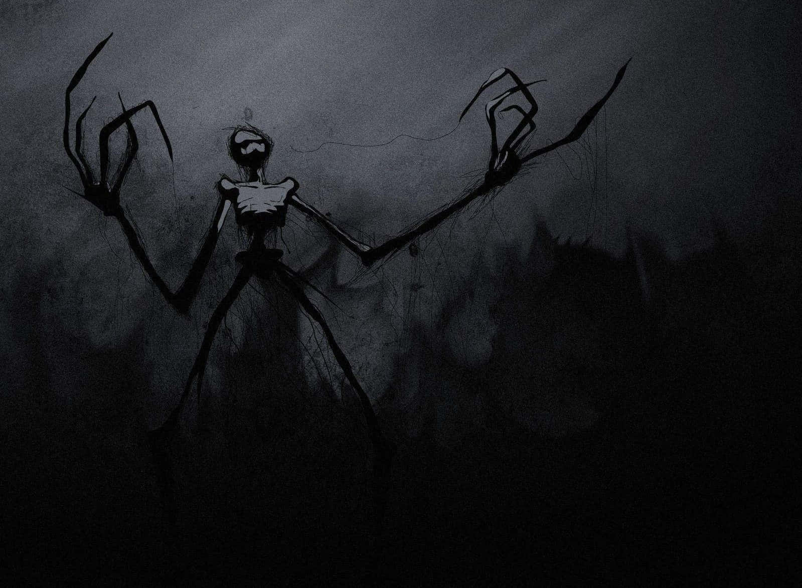 Mysterious Gothic Castle Background