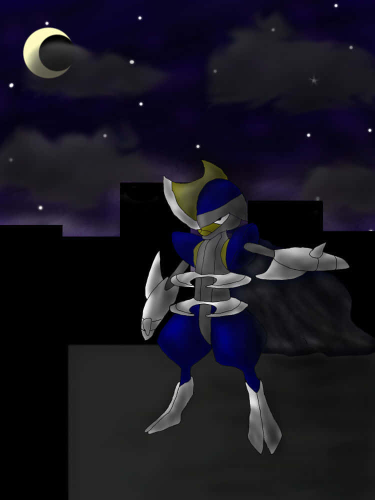 Mysterious Nighttime Shiny Bisharp Background