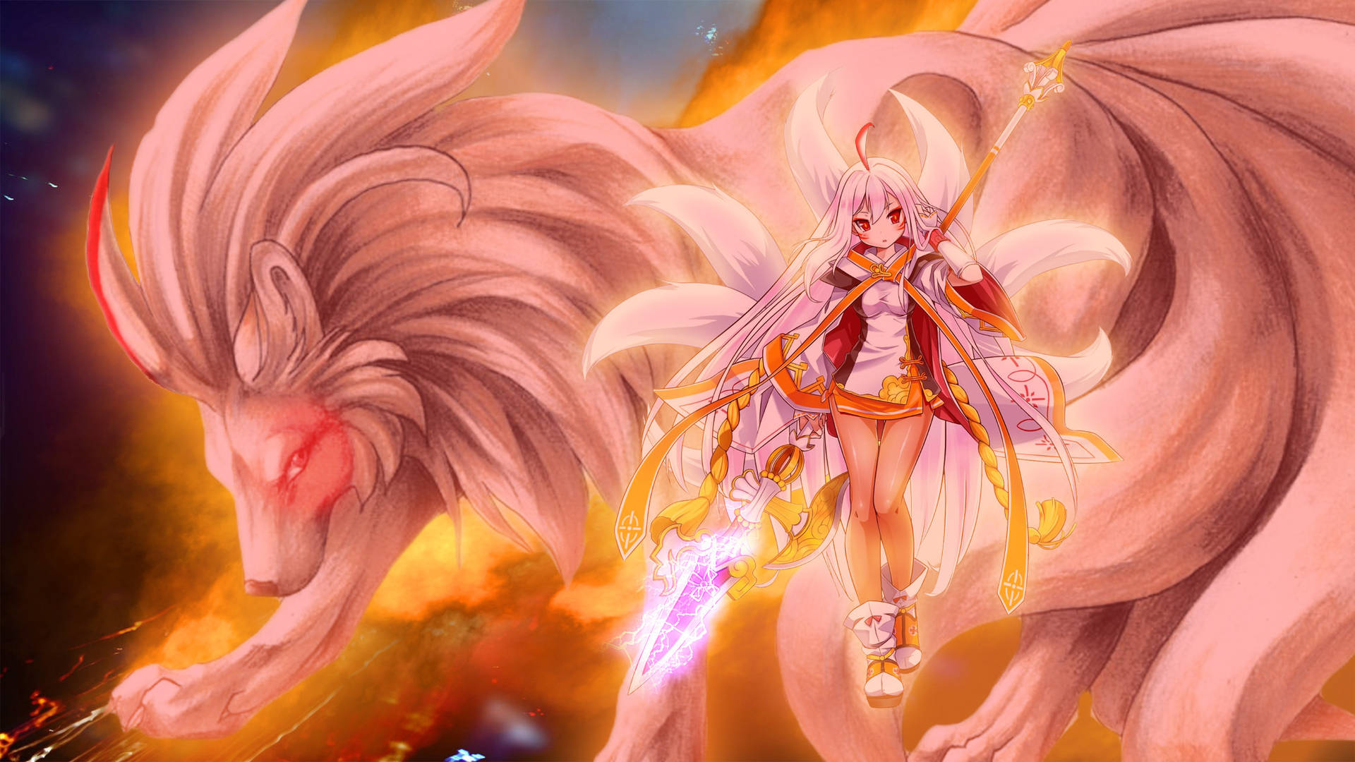 Mysterious Nine-tailed Fox In Human Form