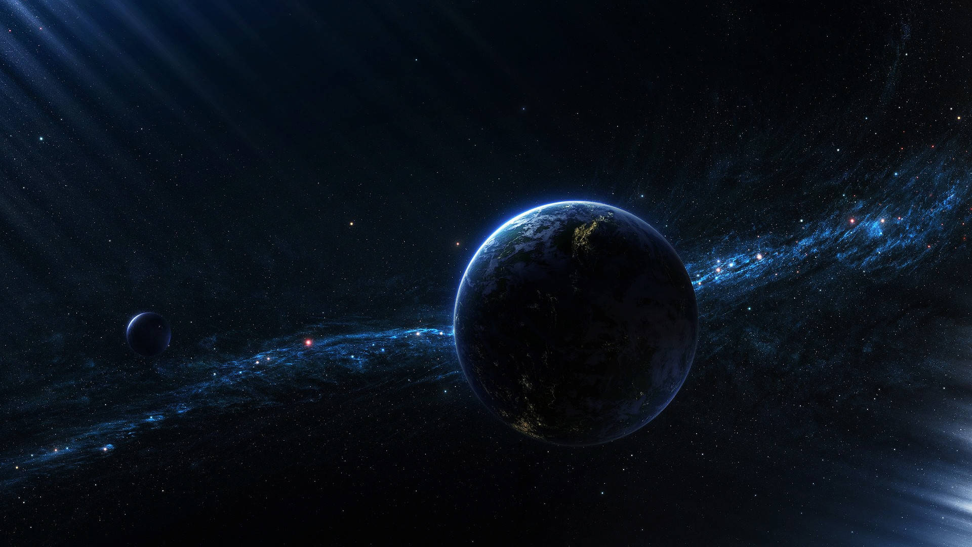 Mysterious Planet Space Pc Background