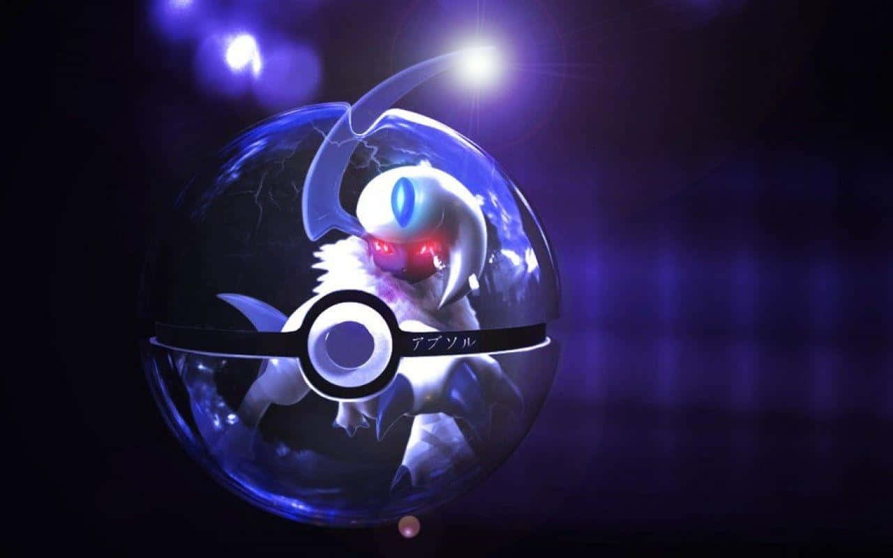 Mysterious Pokemonin Pokeball Background