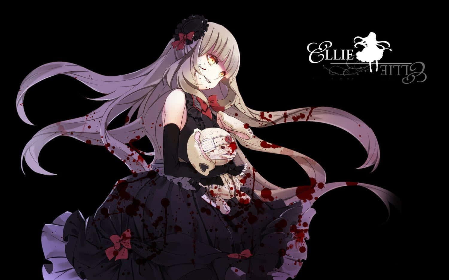Mysterious Psycho Anime Girl Background
