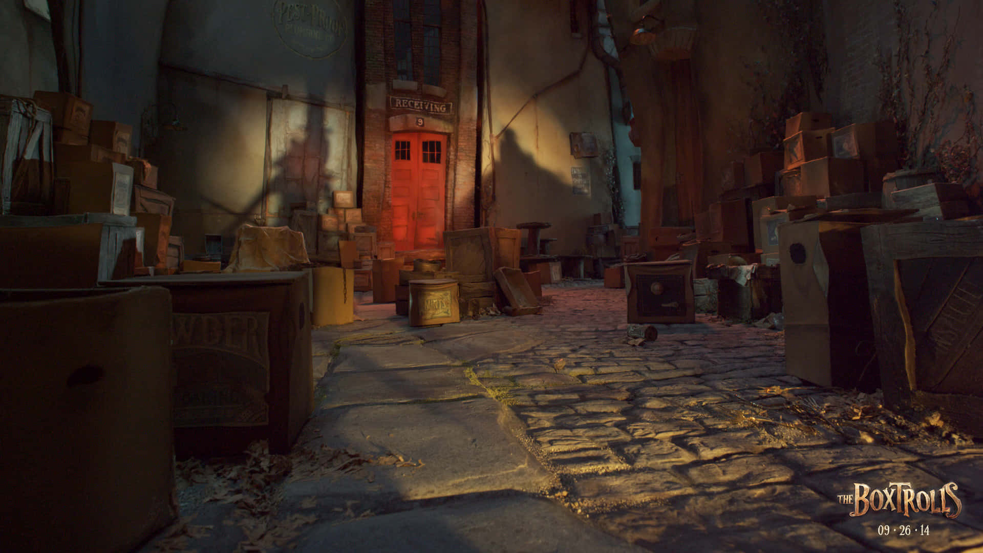 Mysterious Shadows Of The Boxtrolls And Henchmen Background