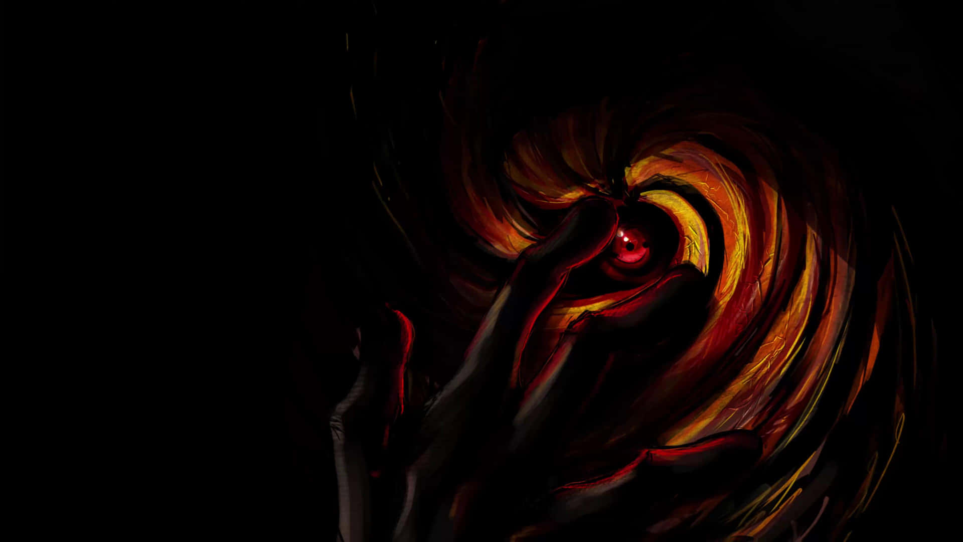 Mysterious_ Sharingan_ Eye_ Art Background