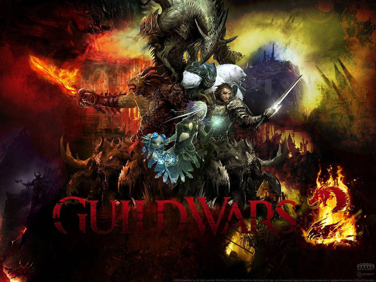 Mysterious Warrior Of Guild Wars 2 Background