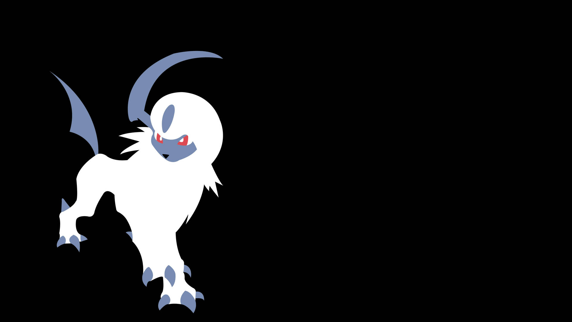 Mystic Absol Pokémon On Dark Background