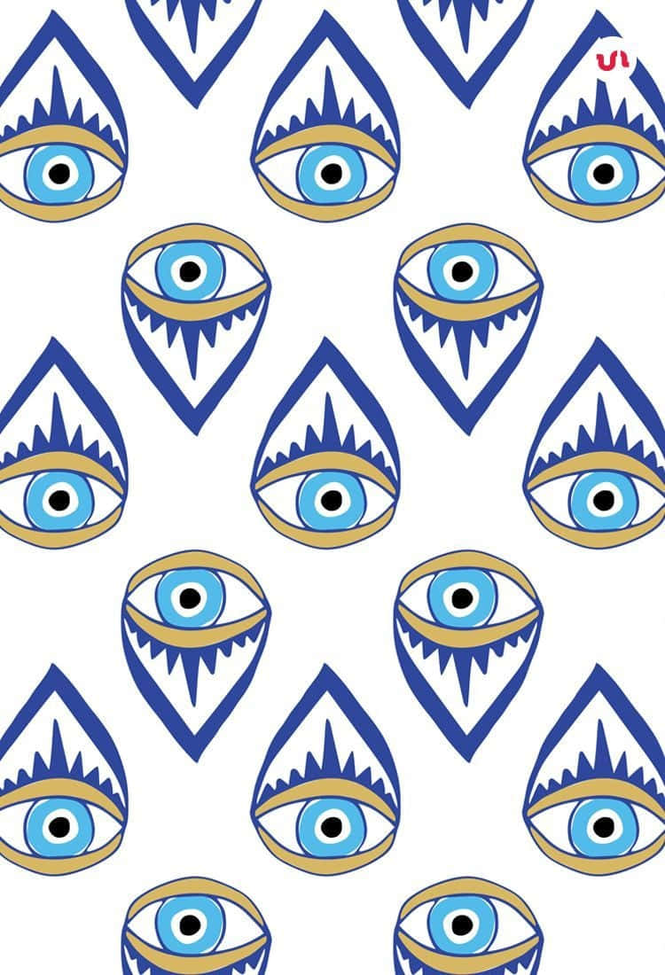Mystic Evil Eye Iphone Wallpaper Background