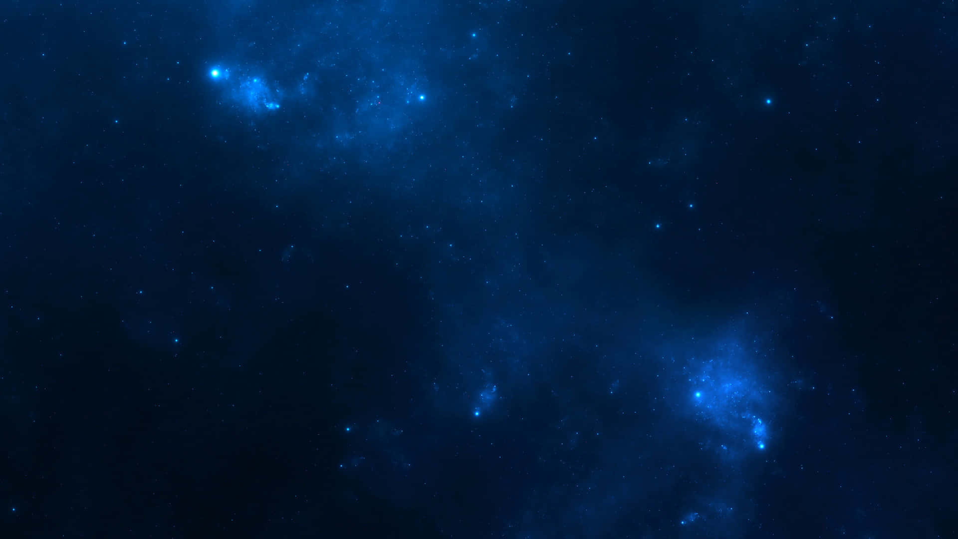Mystical Blue Nebula Background Background