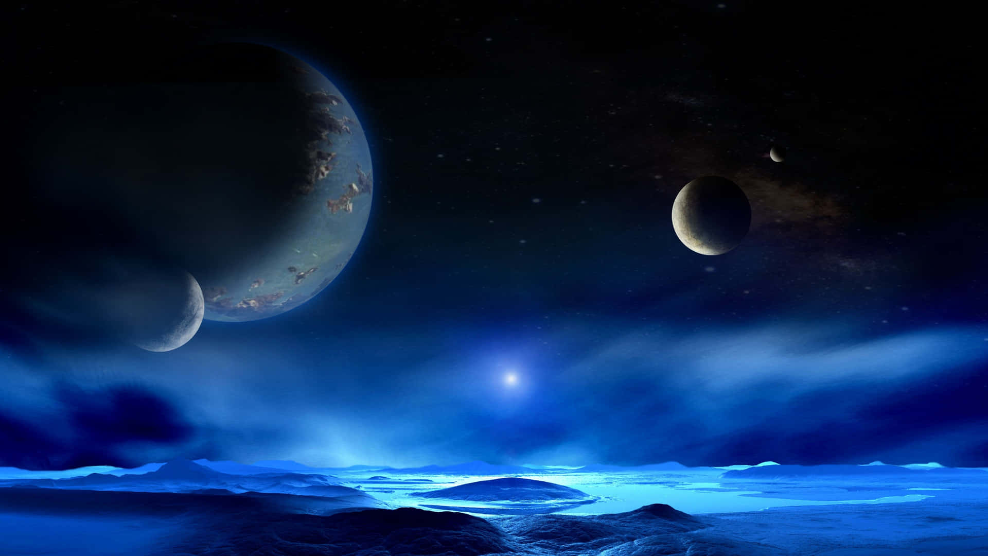 Mystical_ Blue_ Planetary_ View Background