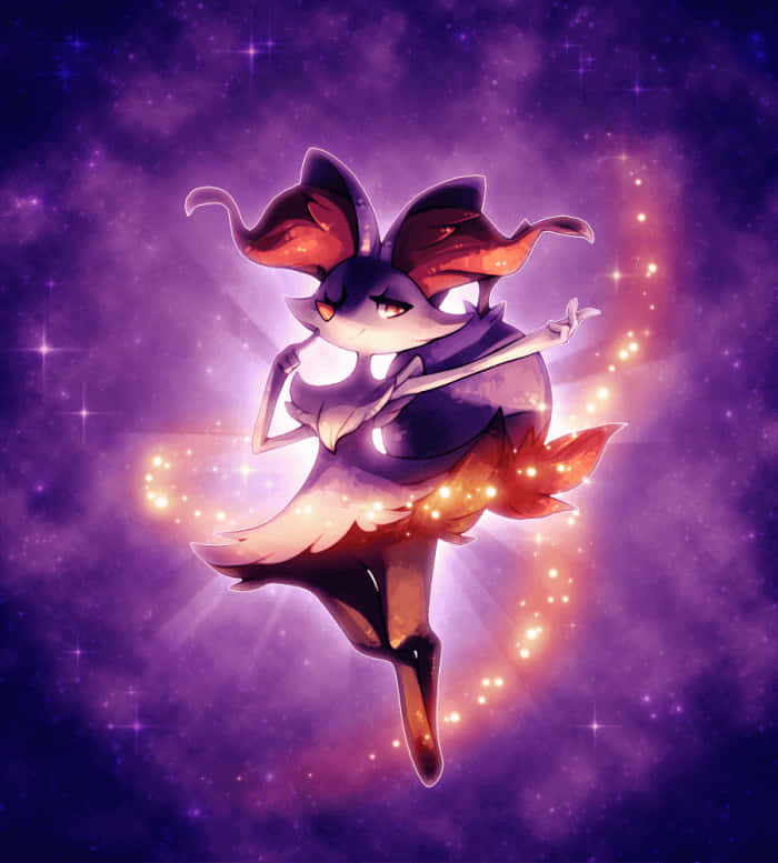 Mystical Braixenin Cosmic Backdrop Background