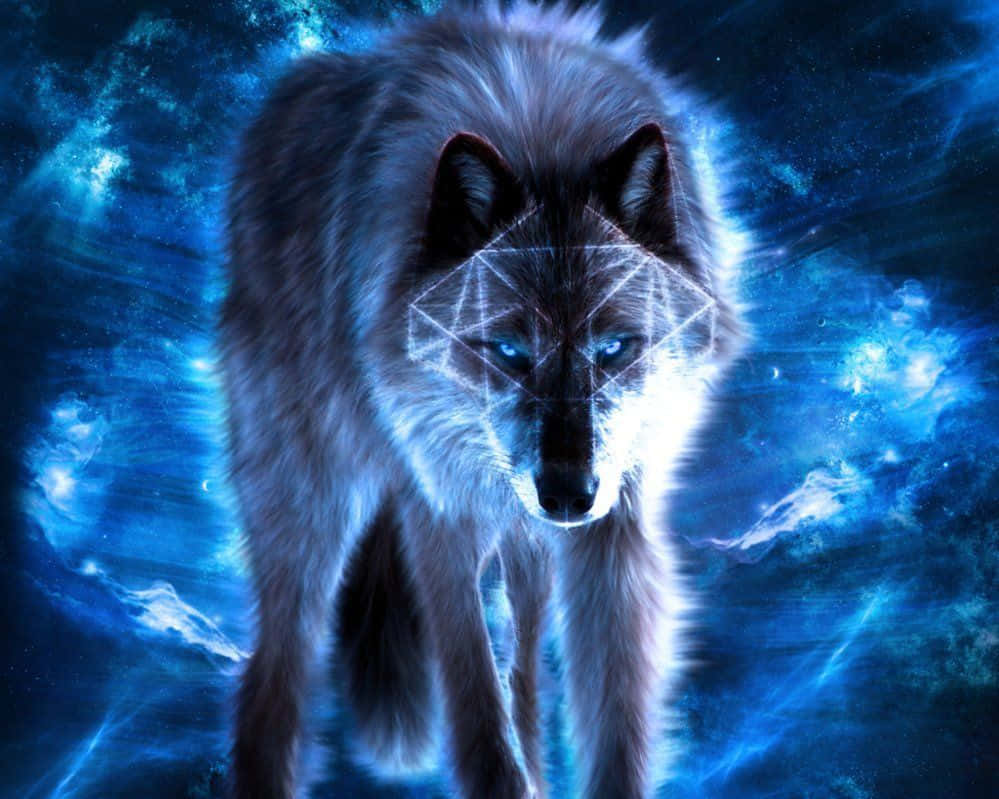 Mystical_ Cosmic_ Wolf Background
