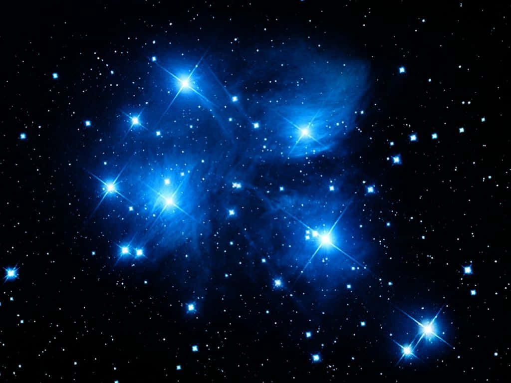 Mystical Dark Blue Star