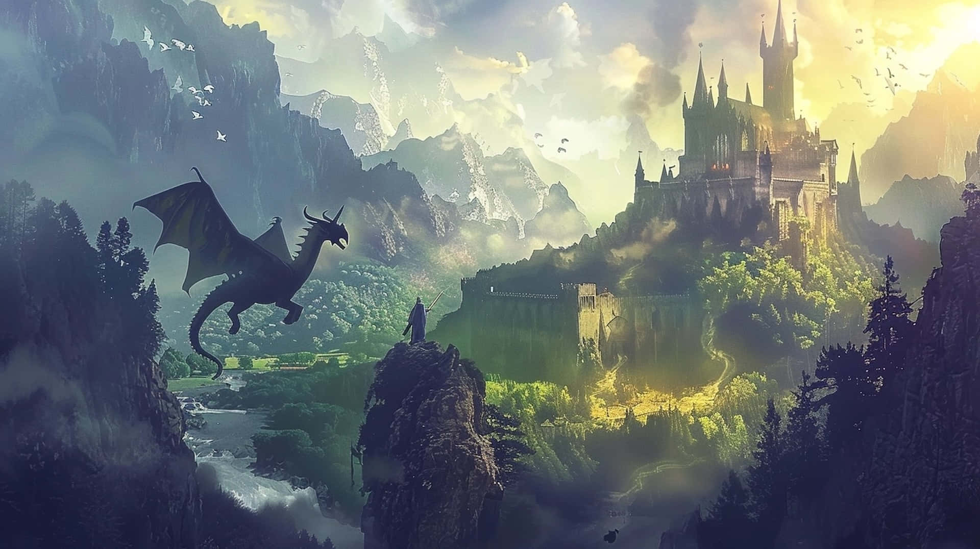 Mystical_ Dragon_ Flight_ Castle_ View.jpg Background