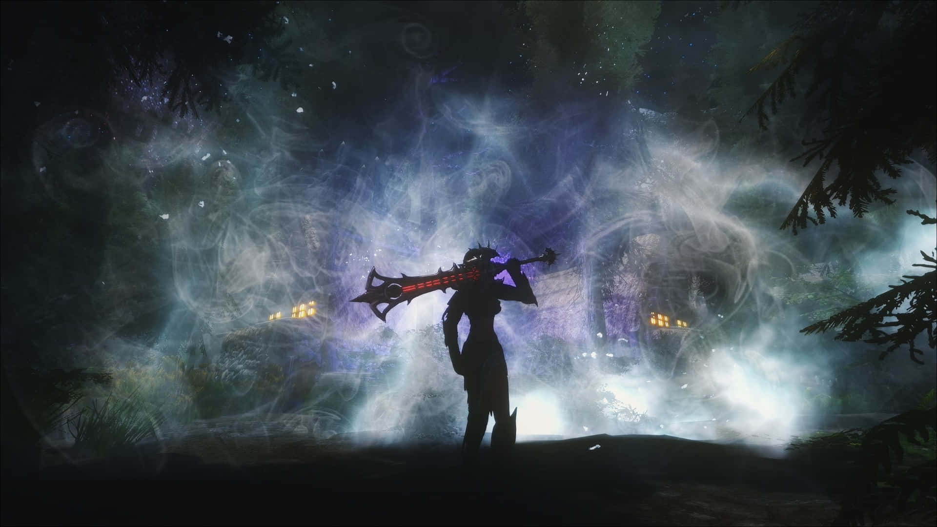 Mystical_ Forest_ Guardian_ Anime_2560x1440 Background