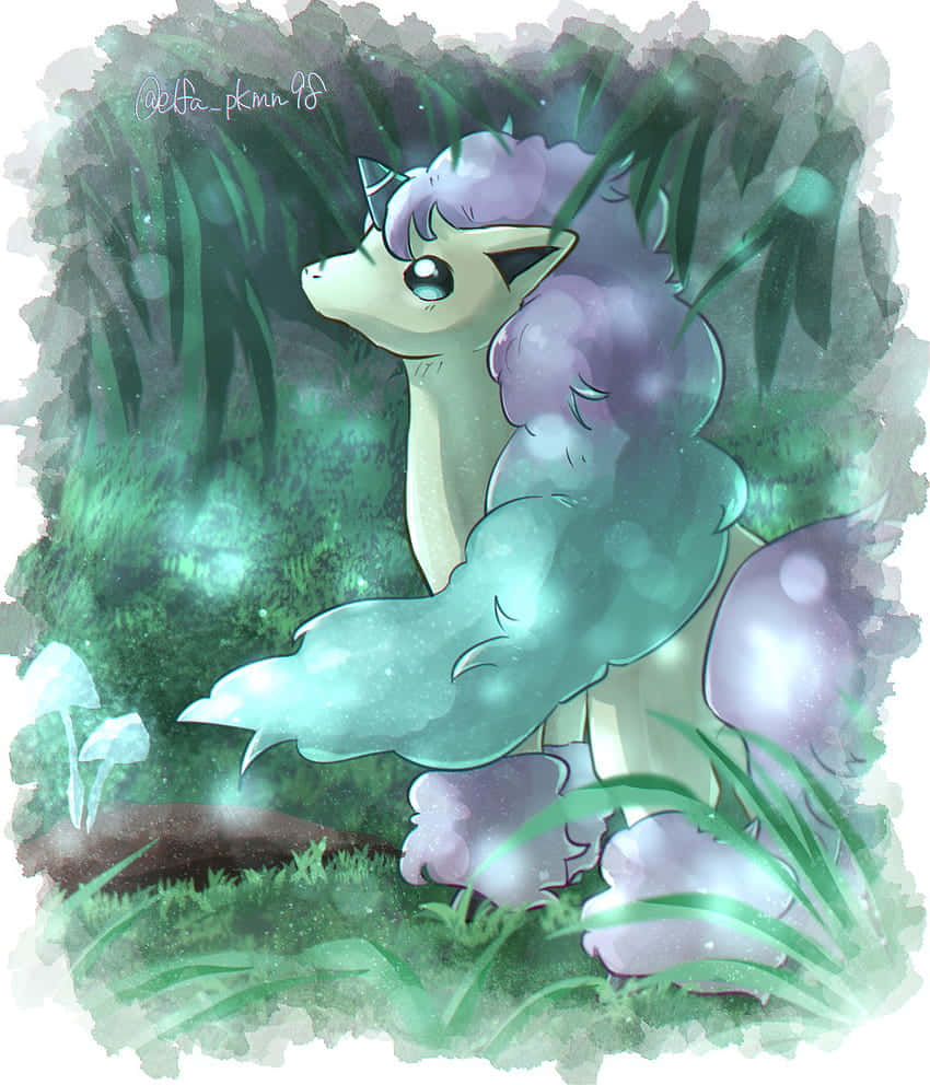 Mystical Forest Rapidash Artwork