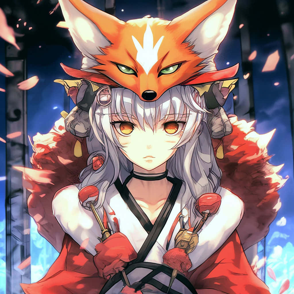 Mystical_ Fox_ Girl_ Anime_ Art