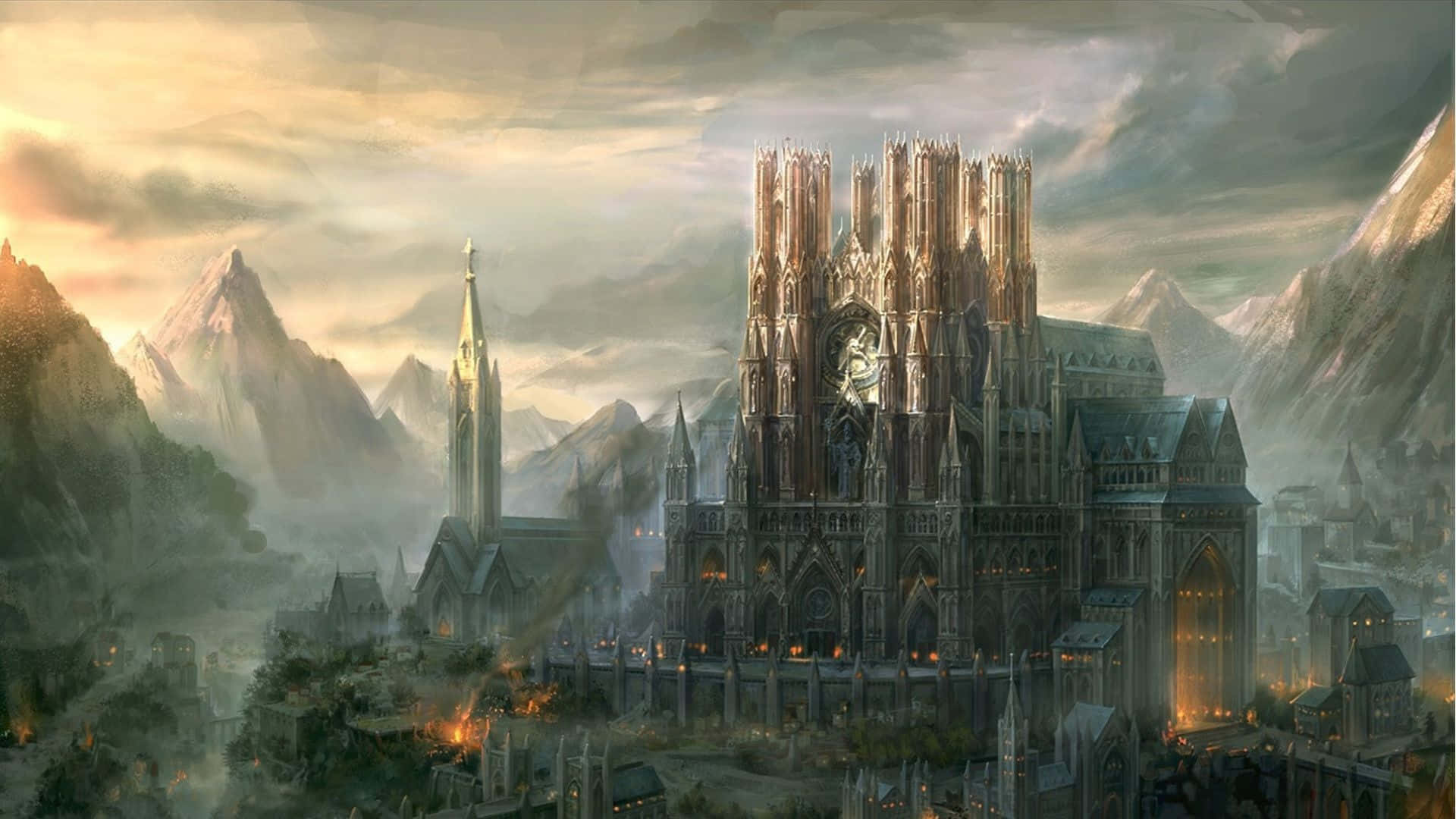 Mystical_ Mountain_ Cathedral Background