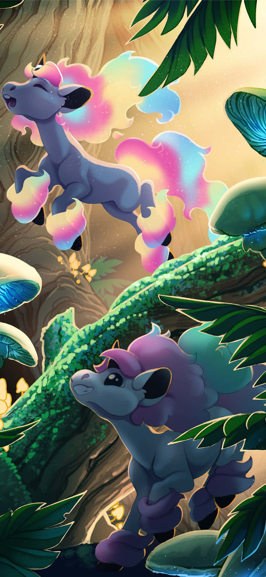 Mystical Rapidashin Forest Glow