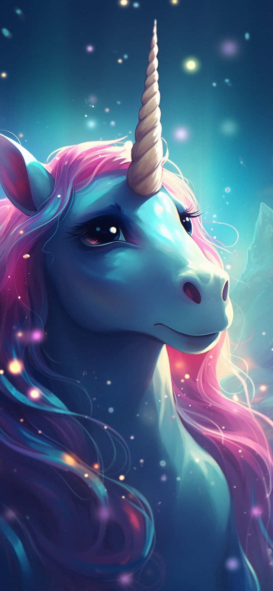 Mystical_ Unicorn_ Portrait Background