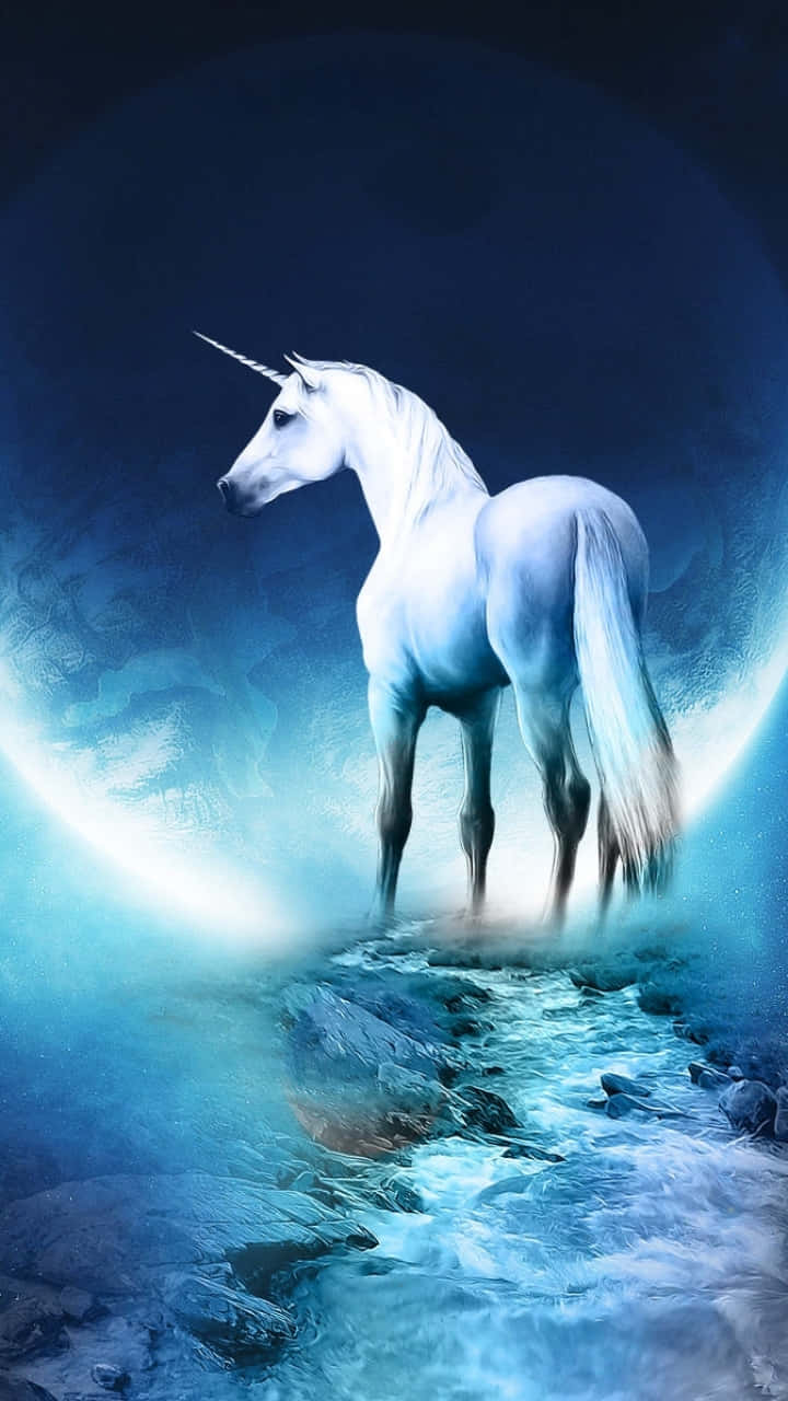 Mystical_ Unicorn_ Stream Background