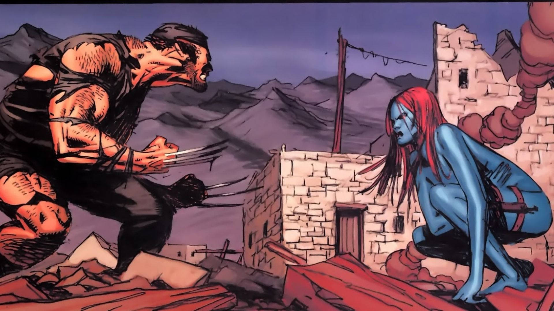 Mystique And Wolverine Background