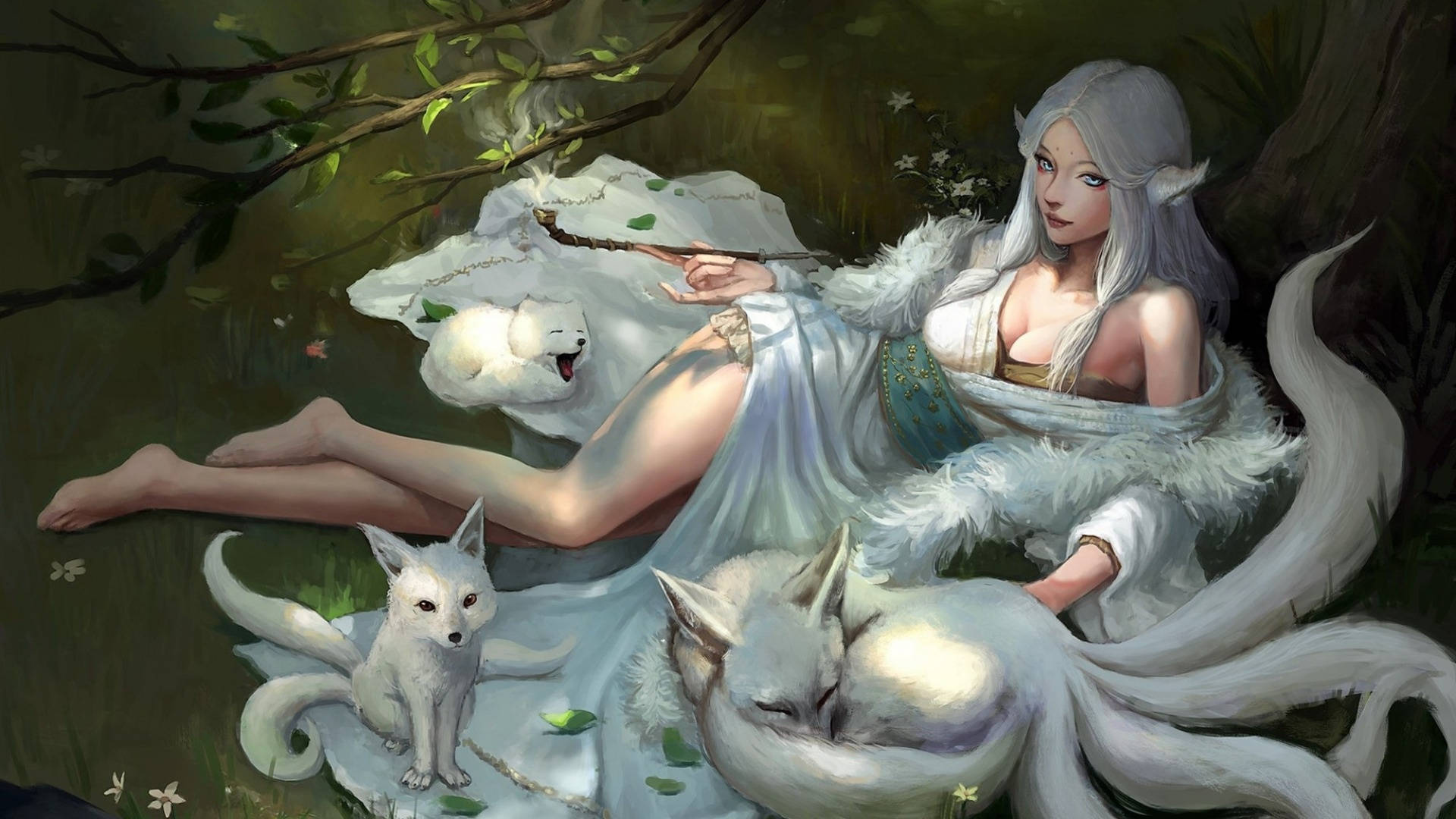 Mythical Creatures Gumiho Art