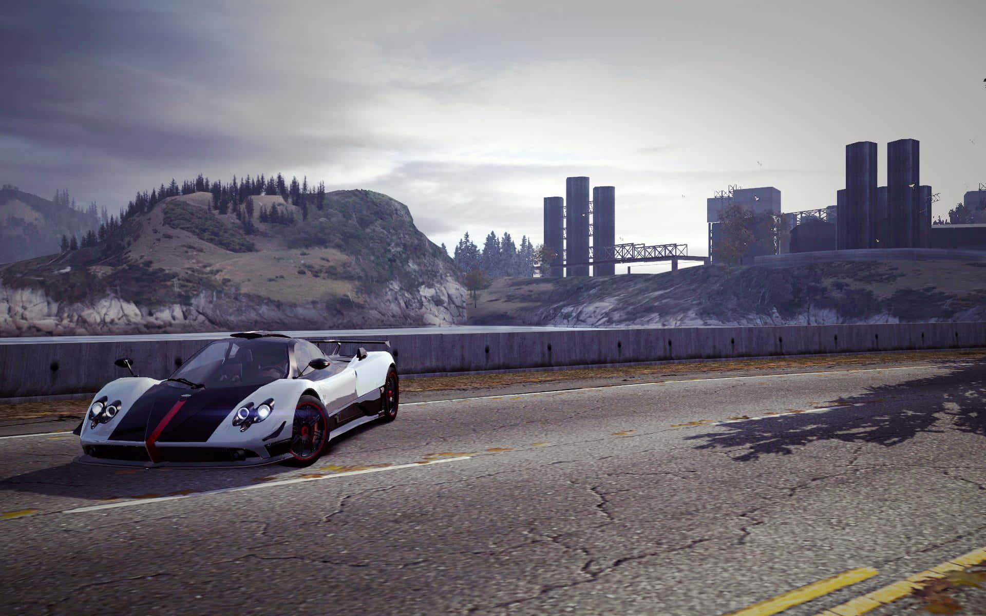 N F S World Exotic Car Speeding Background