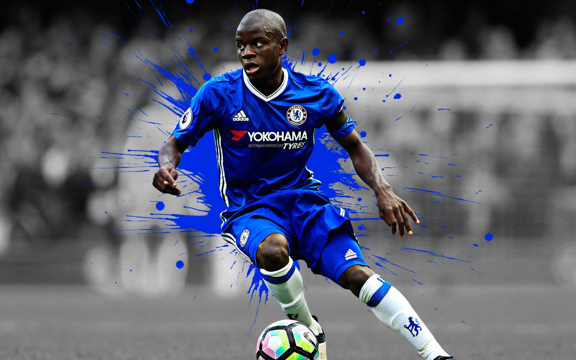 N'golo Kante Artistic Field Shot