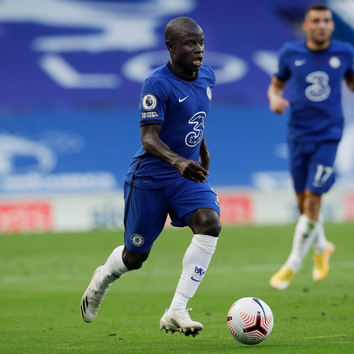 N'golo Kante Before Kicking Ball