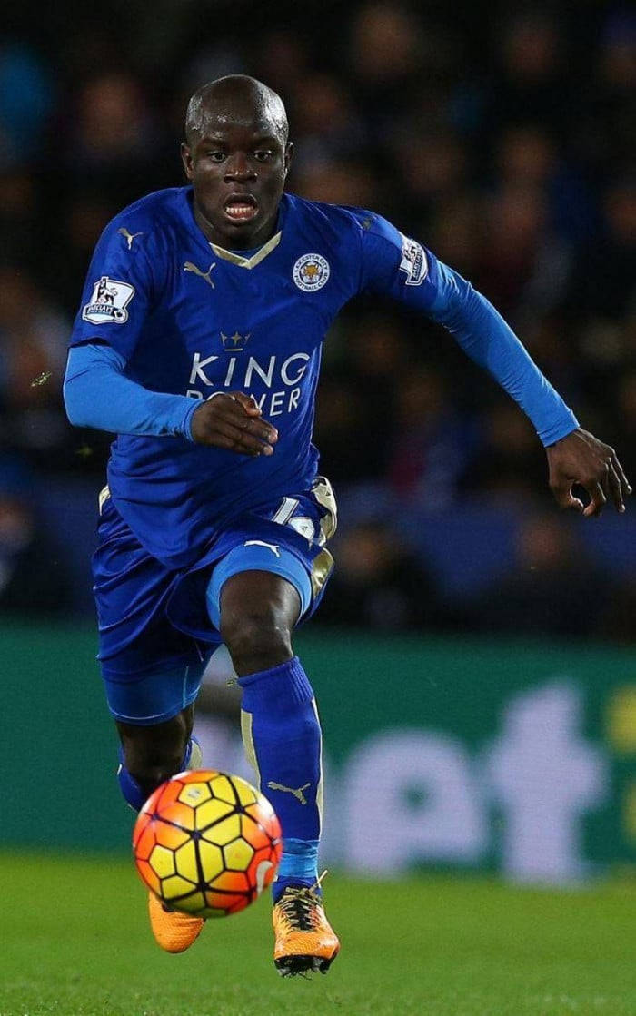 N'golo Kante Chasing Ball Front View